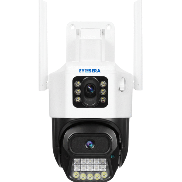 Eyesera WiFi PT CCTV Camera with 355 Degree Rotation, Night Vision, Motion Detection, 2 Way Communication and V380 App Support
